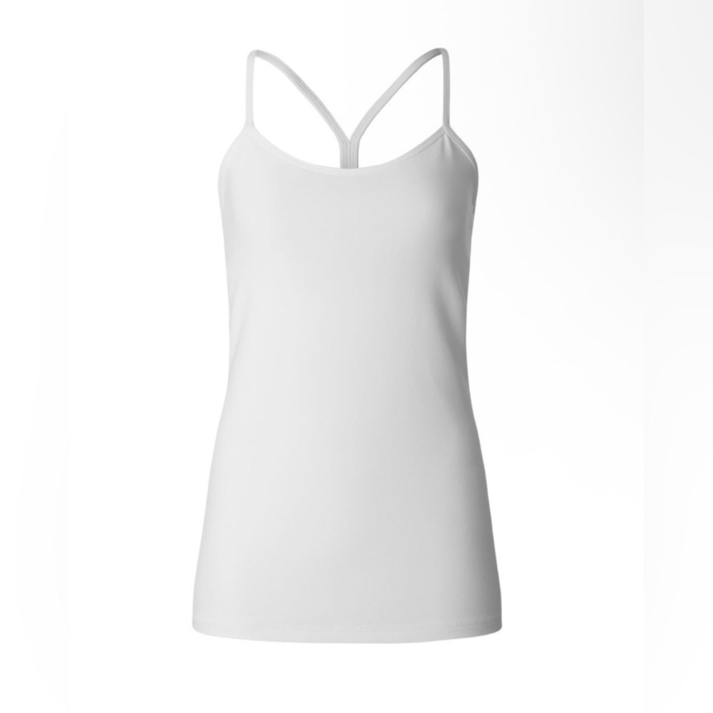 Lululemon Womens Power Y White Tank Top